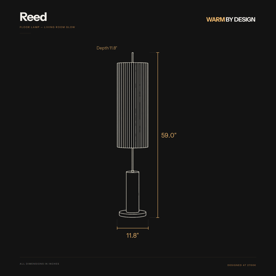Reed dimensions diagram