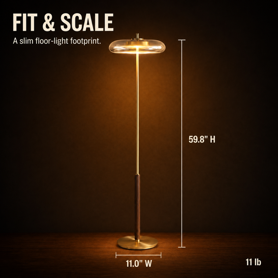 Heron lamp dimensions and weight infographic
