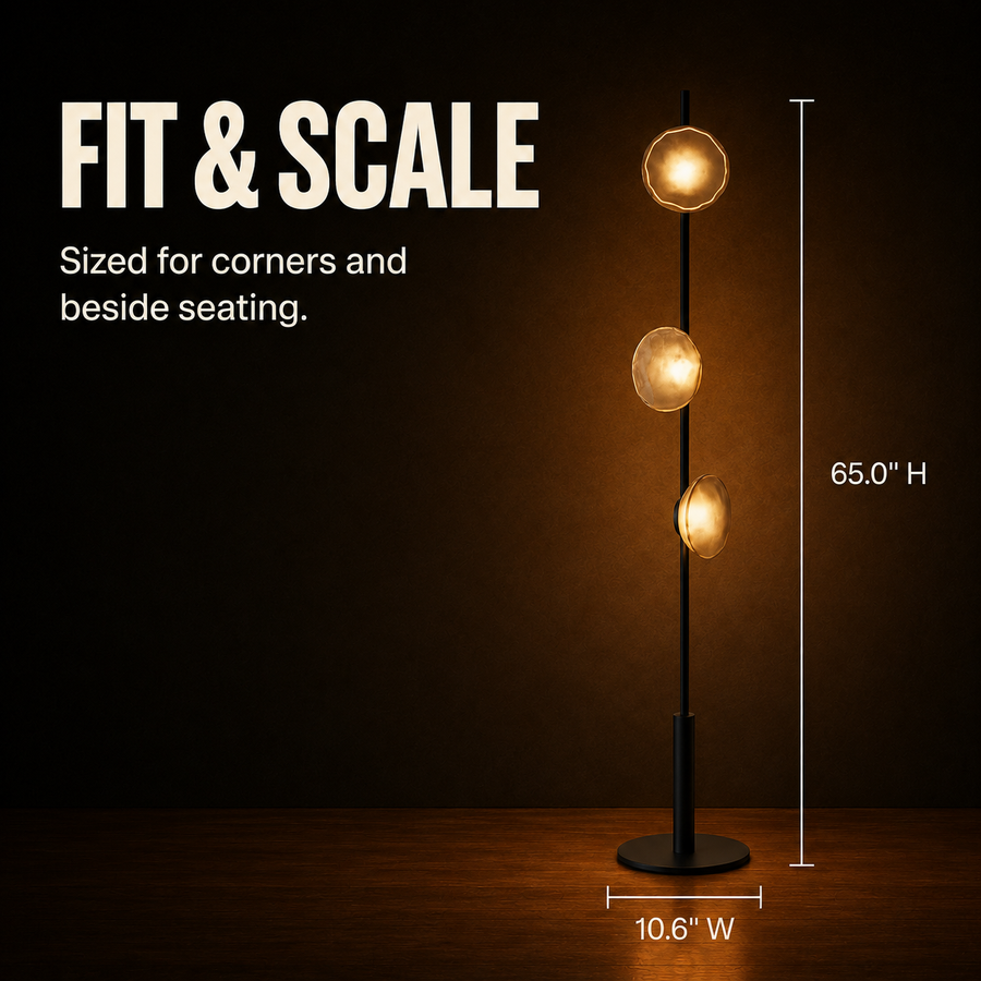 Calen fit and scale dimensions infographic