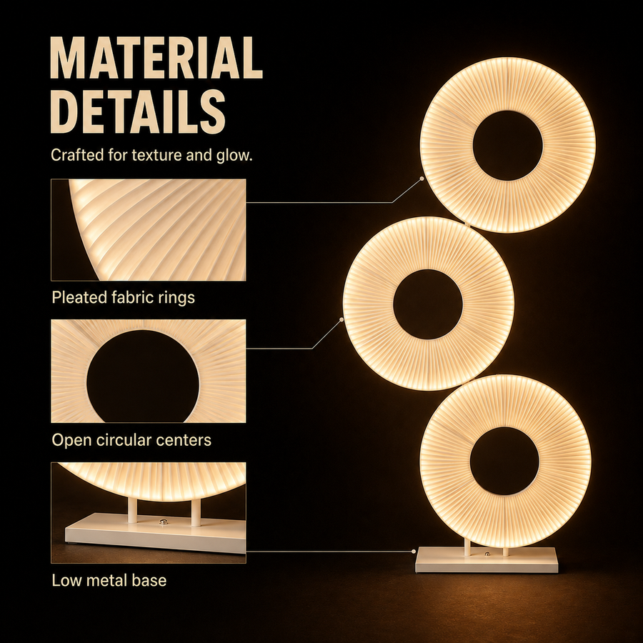 Cielo material details infographic
