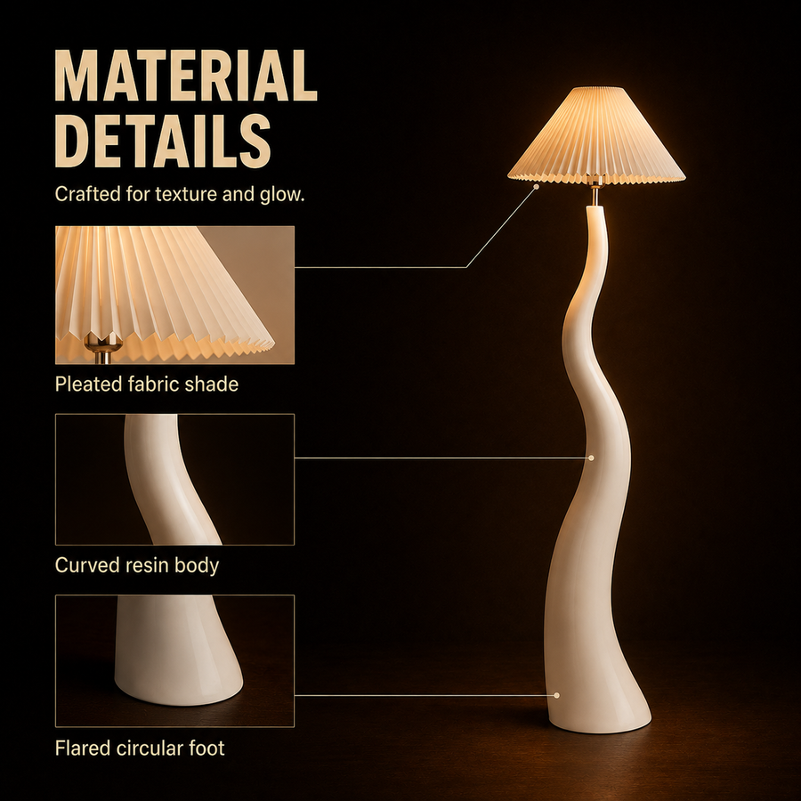 Sia material details infographic