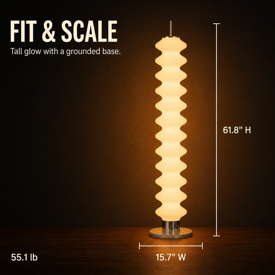 Willow lamp dimensions and weight infographic