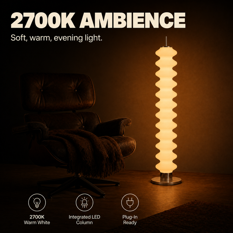 Willow lamp 2700K warm-light ambience infographic
