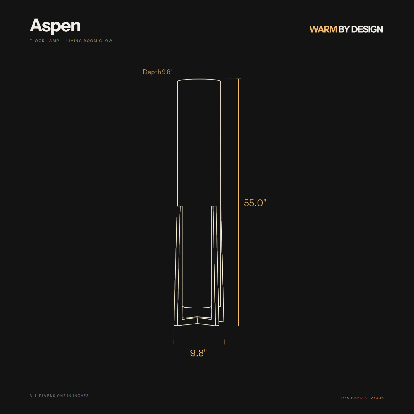 Aspen dimensions diagram
