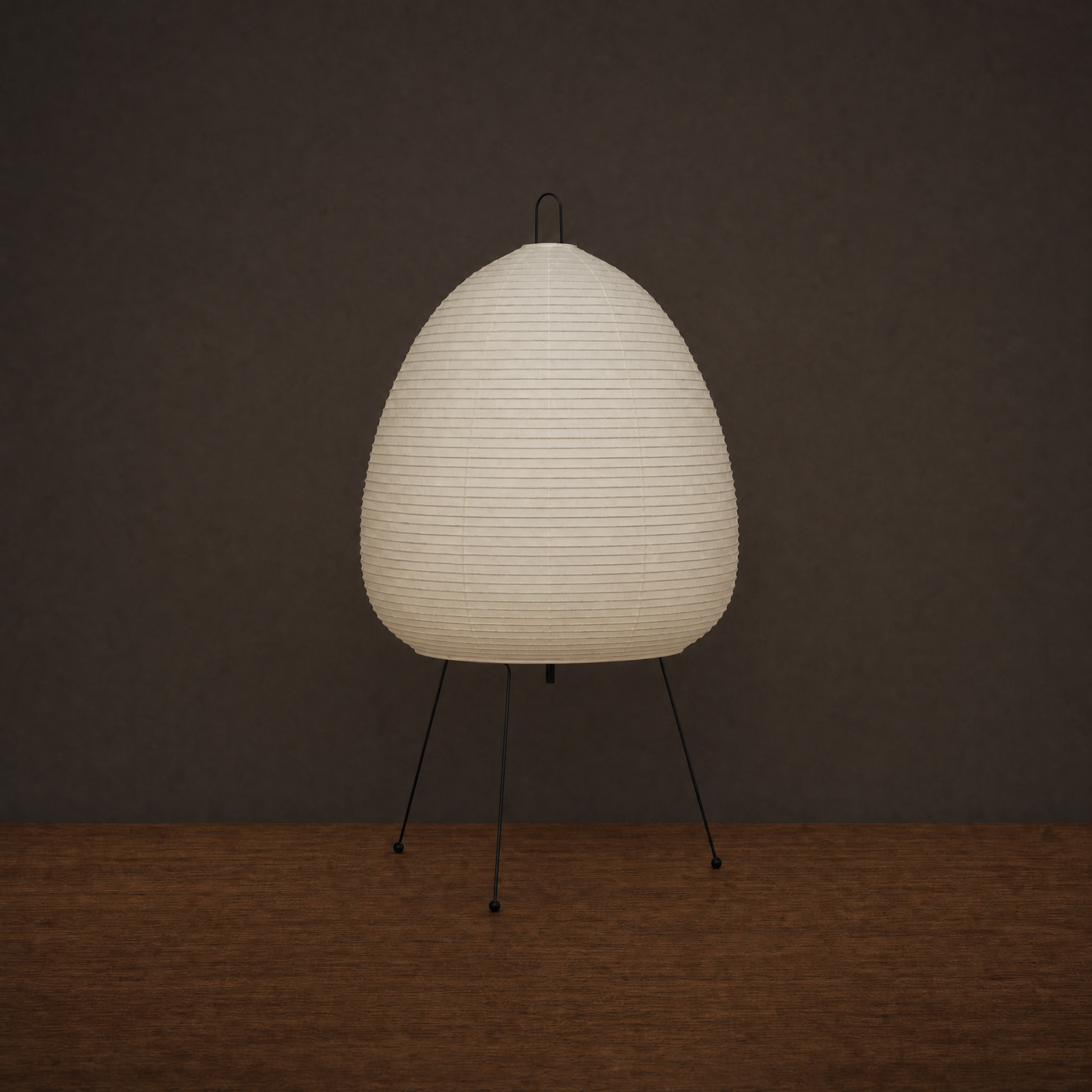 Oval lamp off