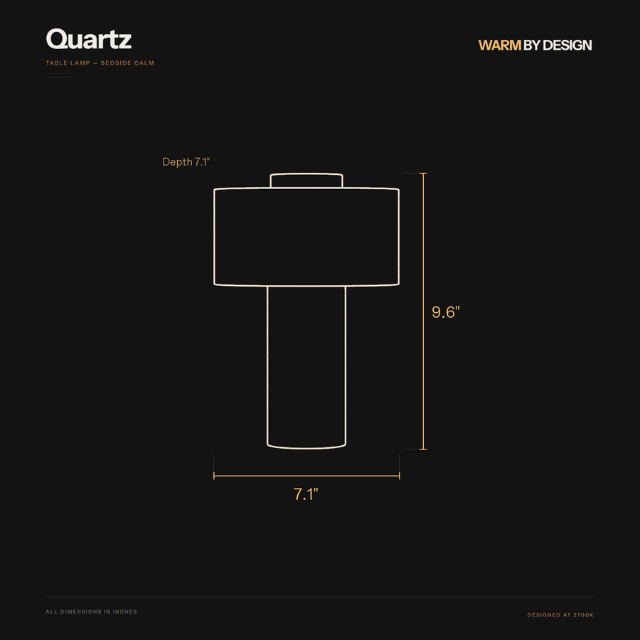 Quartz dimensions diagram