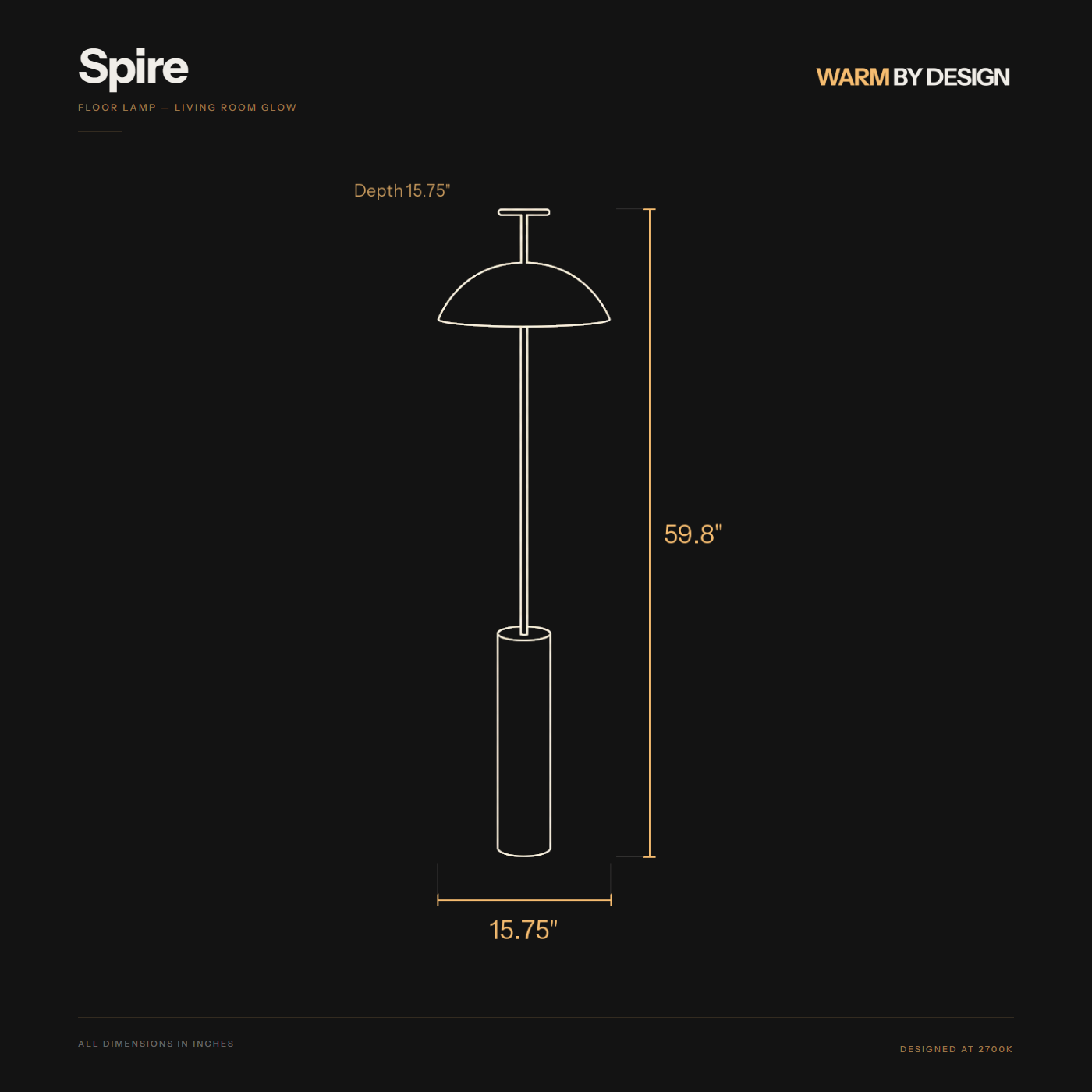Spire dimensions diagram