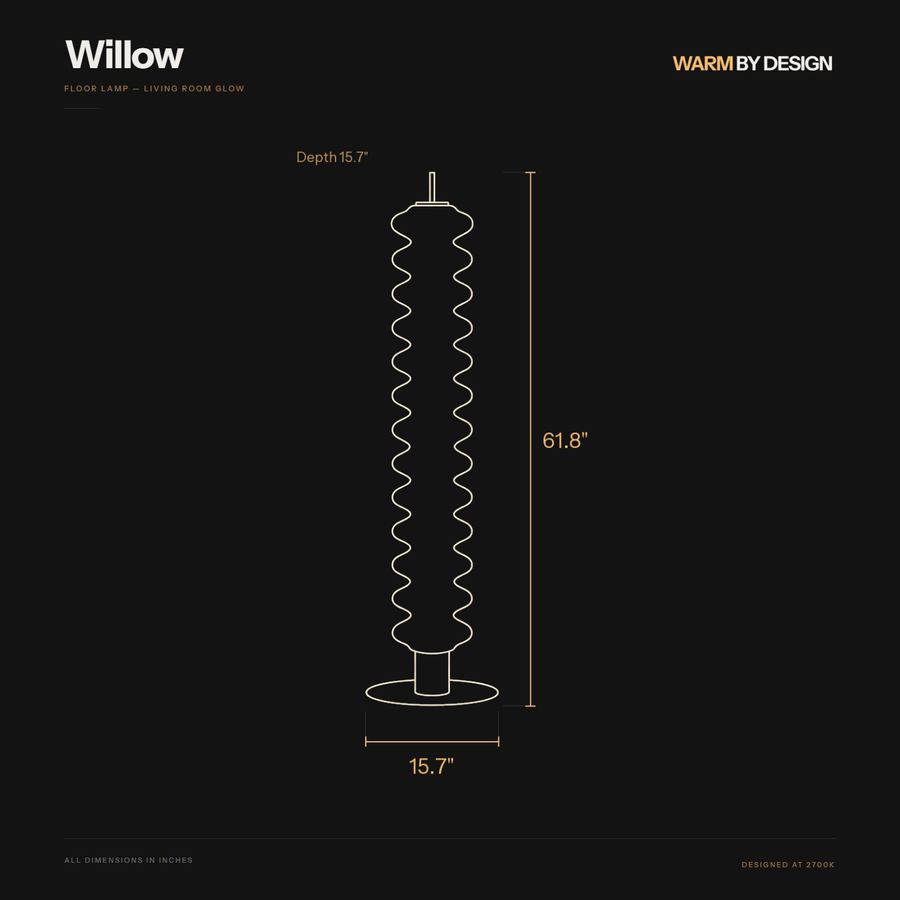 Willow dimensions diagram